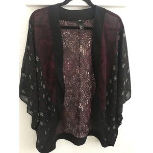 Chiffon Boho Print Kimono